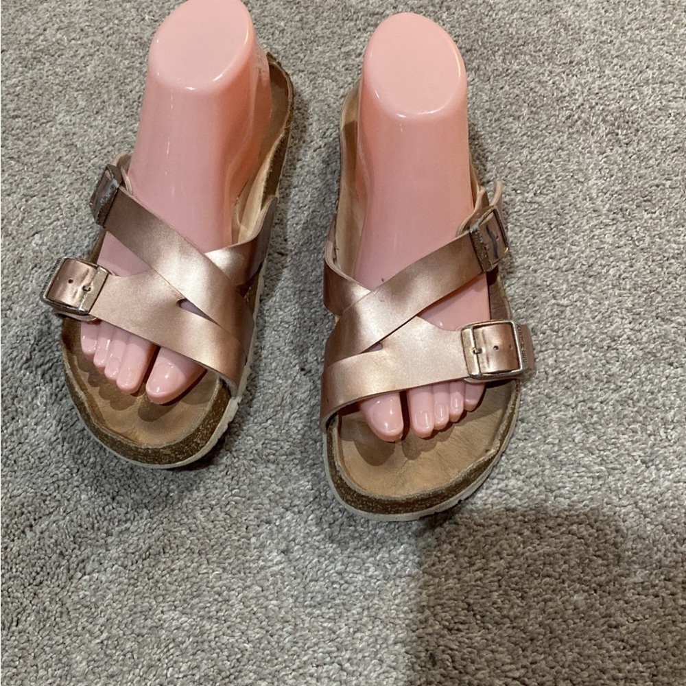 Birkenstocks copper color size 41